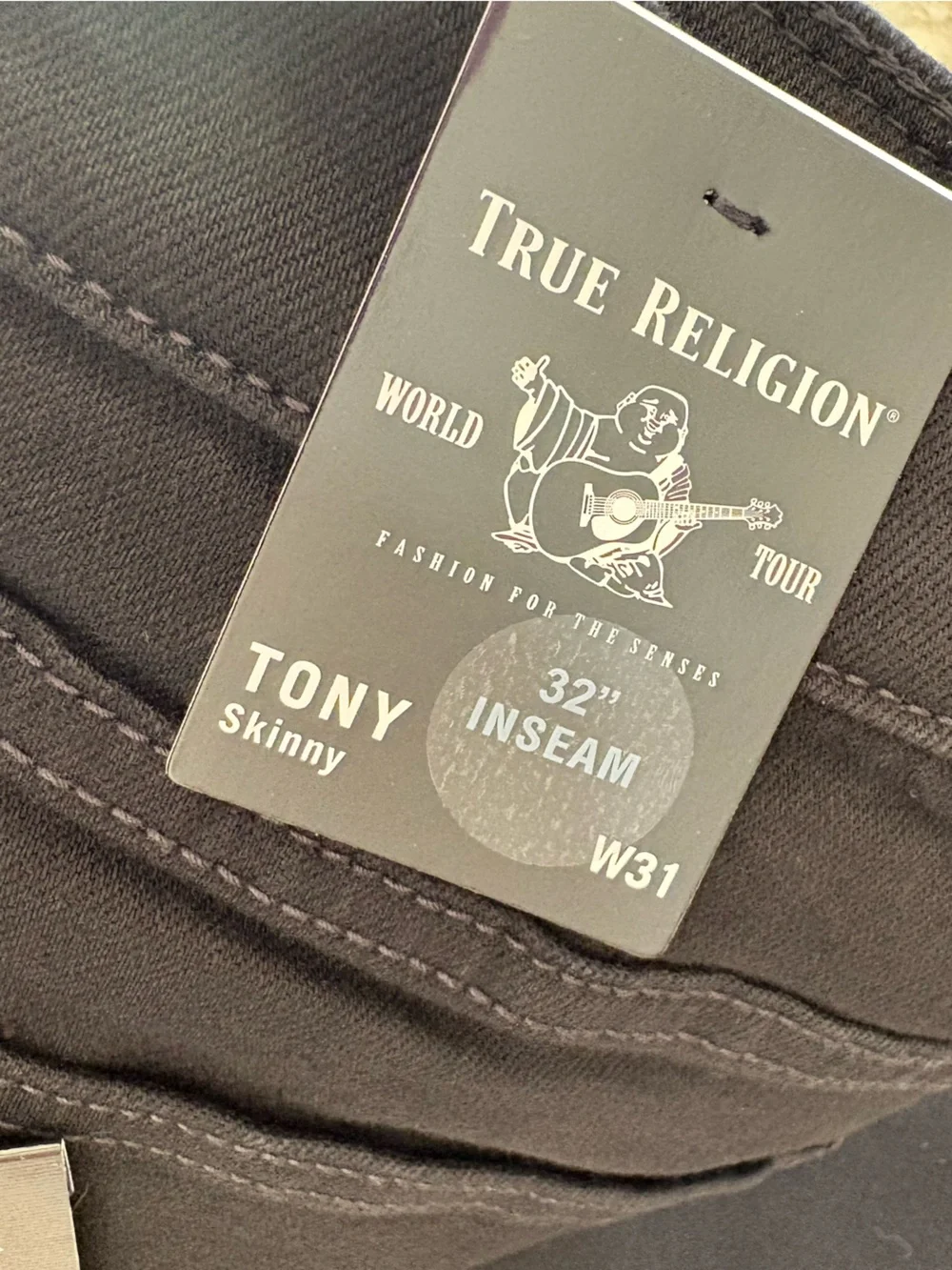 True Religion Tony Jeans - Black